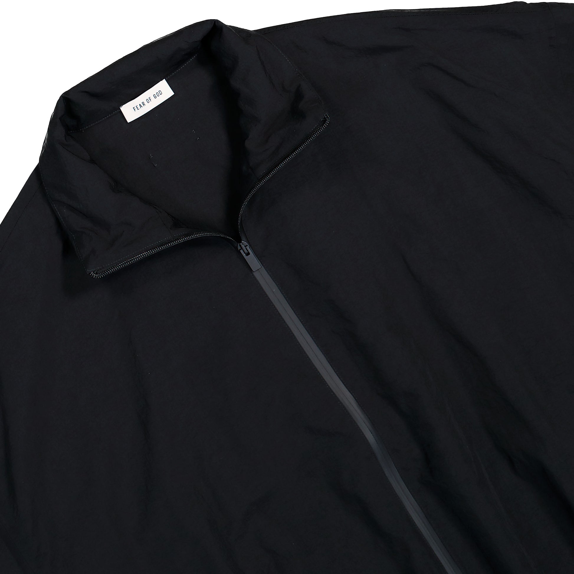 Fear Of God Tech Track Jacket Black  Tracksuit Top FG9M32-330ONR Detail View 3 | GATE
