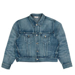 Fear Of God Classic Trucker Jacket Vintage Indigo Jacket FG9M42-9909DNMSEL Detail View 1 | GATE
