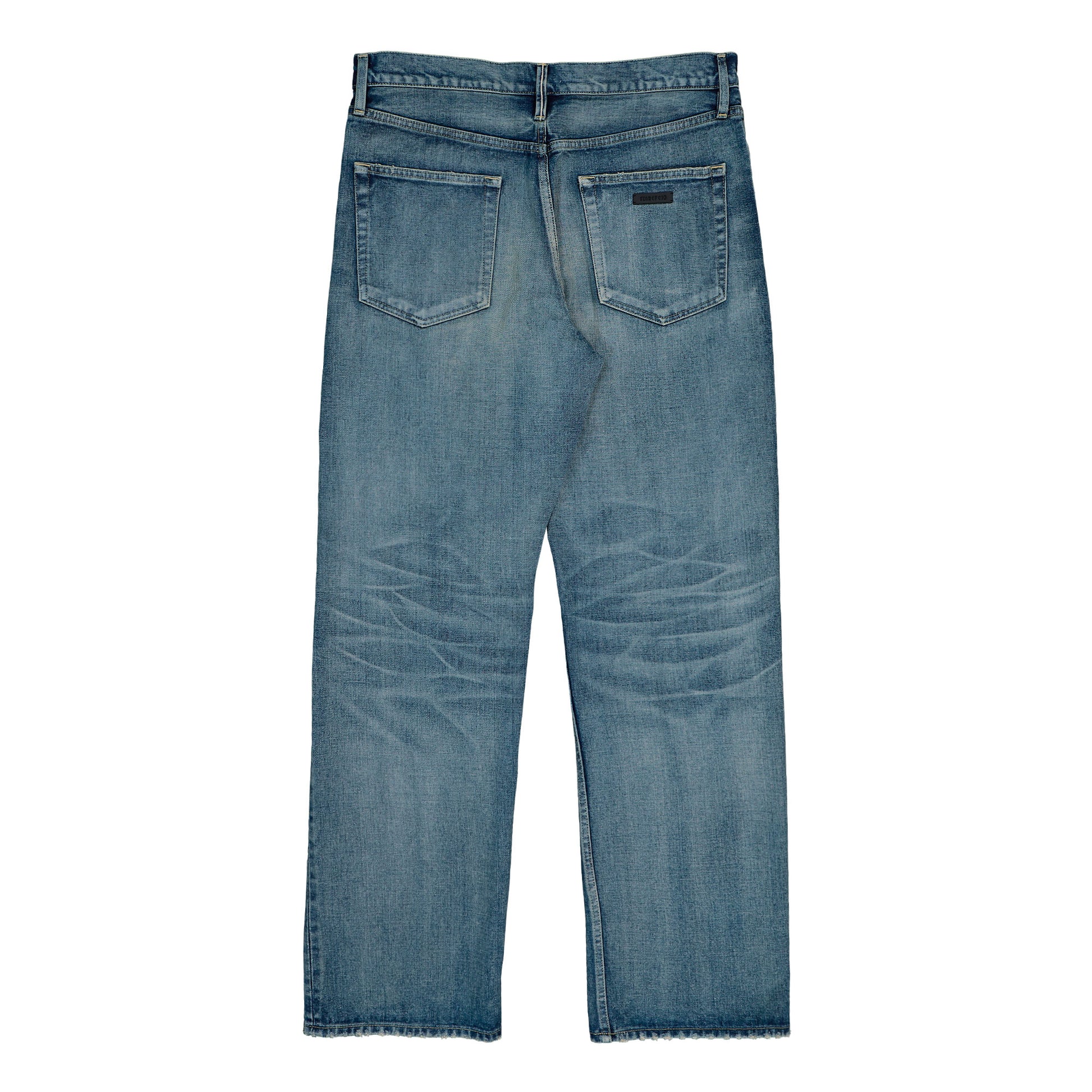 Fear Of God Straight 5 Pkt Vintage Indigo denim FG9M45-9906DNMSEL Detail View 2 | GATE
