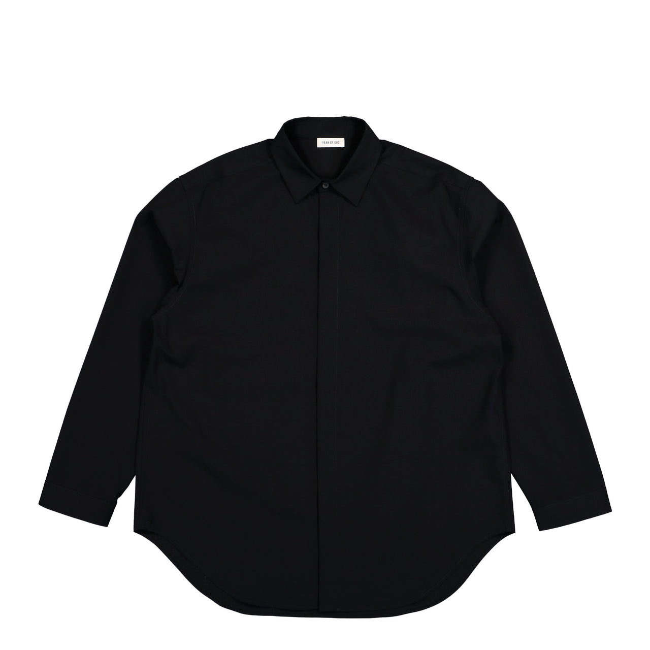 Fear Of God Classic Shirt LS Black Shirt FG9M45-9906DNMSEL Detail View 1 | GATE
