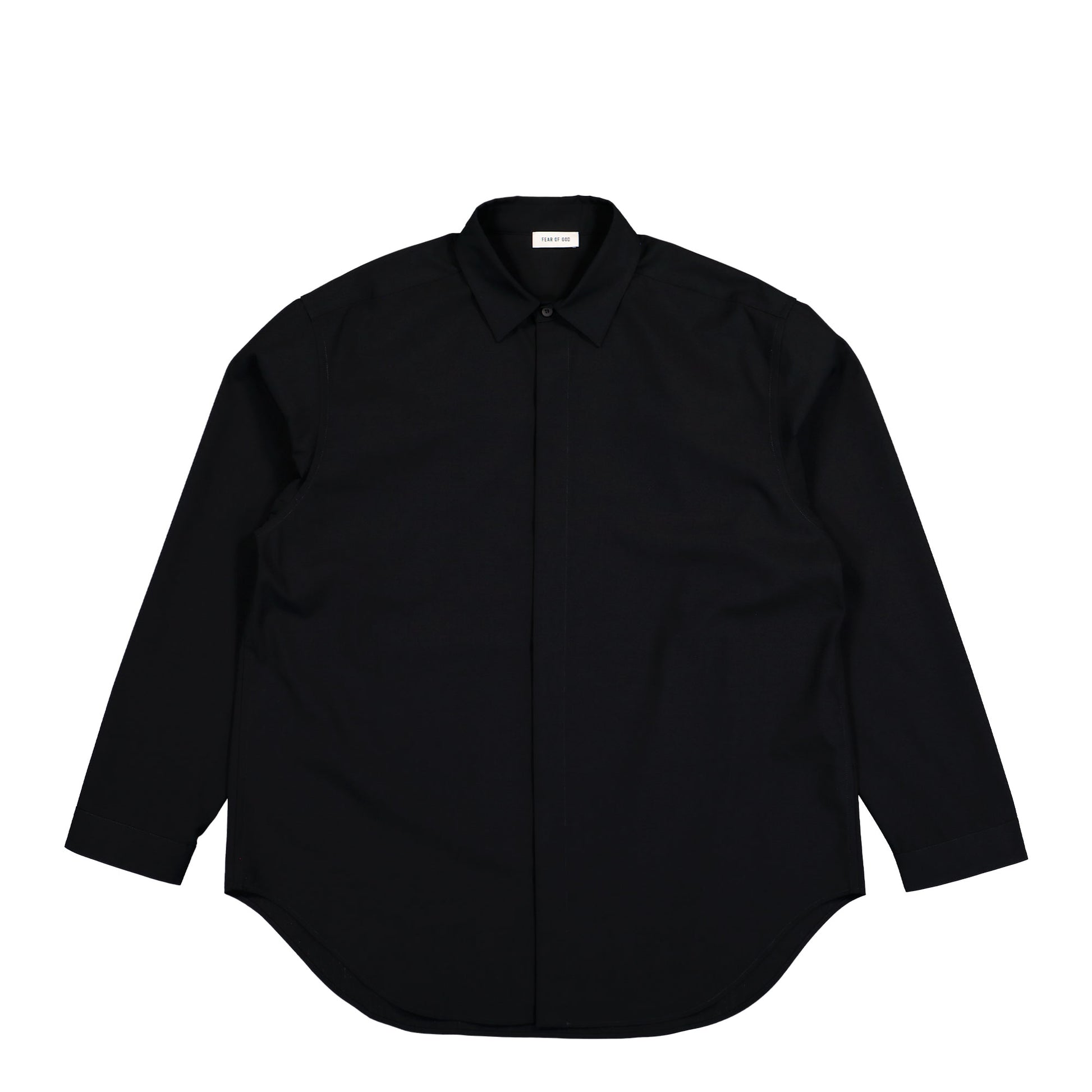 Fear Of God Classic Shirt LS Black Shirt FG9M45-9906DNMSEL Detail View 1 | GATE
