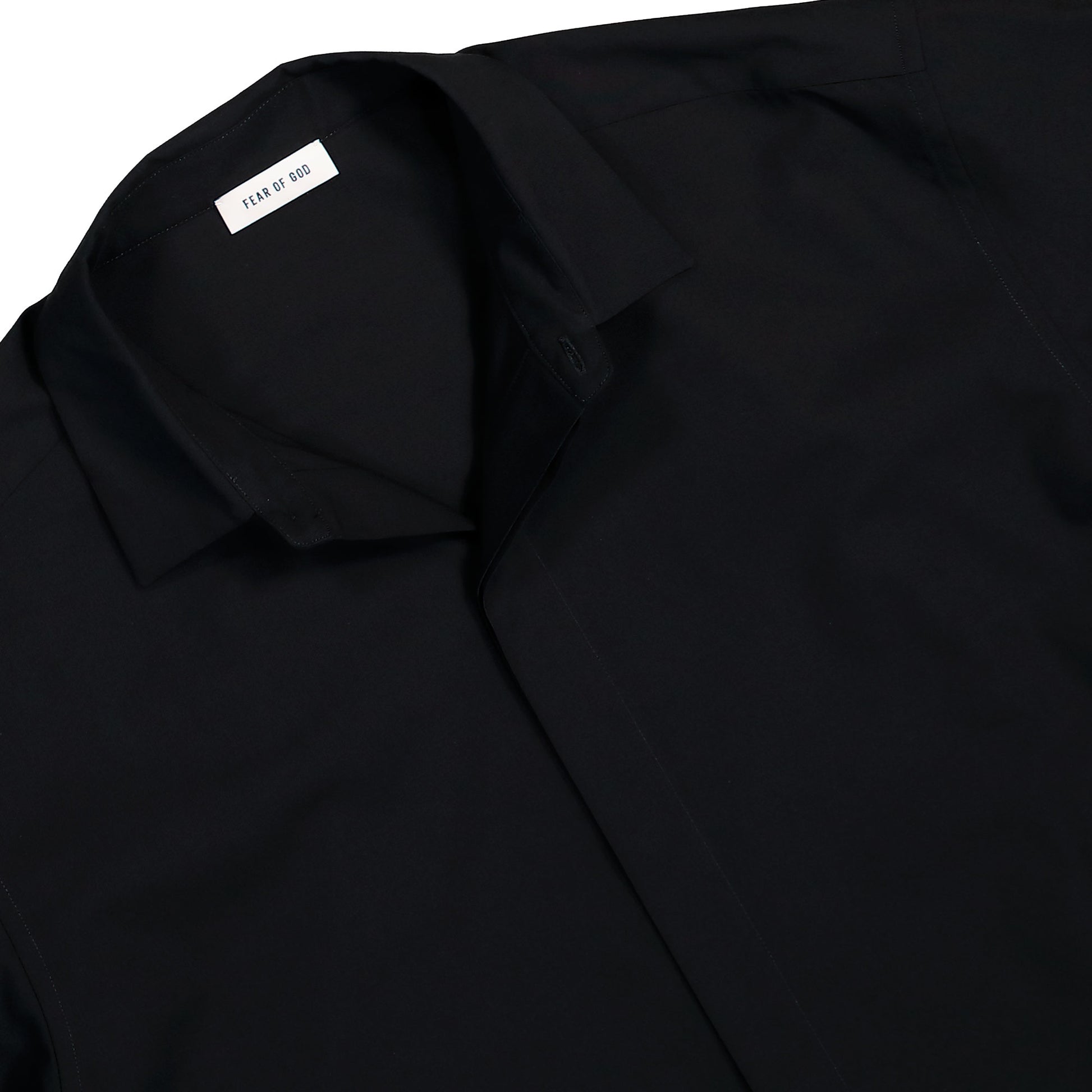 Fear Of God Classic Shirt LS Black Shirt FG9M45-9906DNMSEL Detail View 3 | GATE
