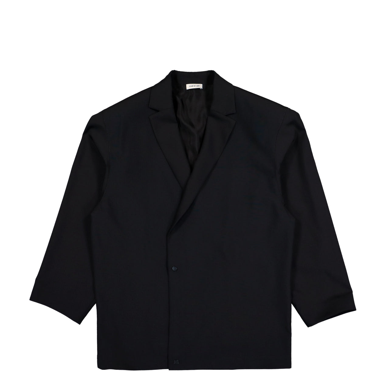 Fear Of God Relaxed Long Jacket Black Blazer FG9M62-624TWR Detail View 1 | GATE
