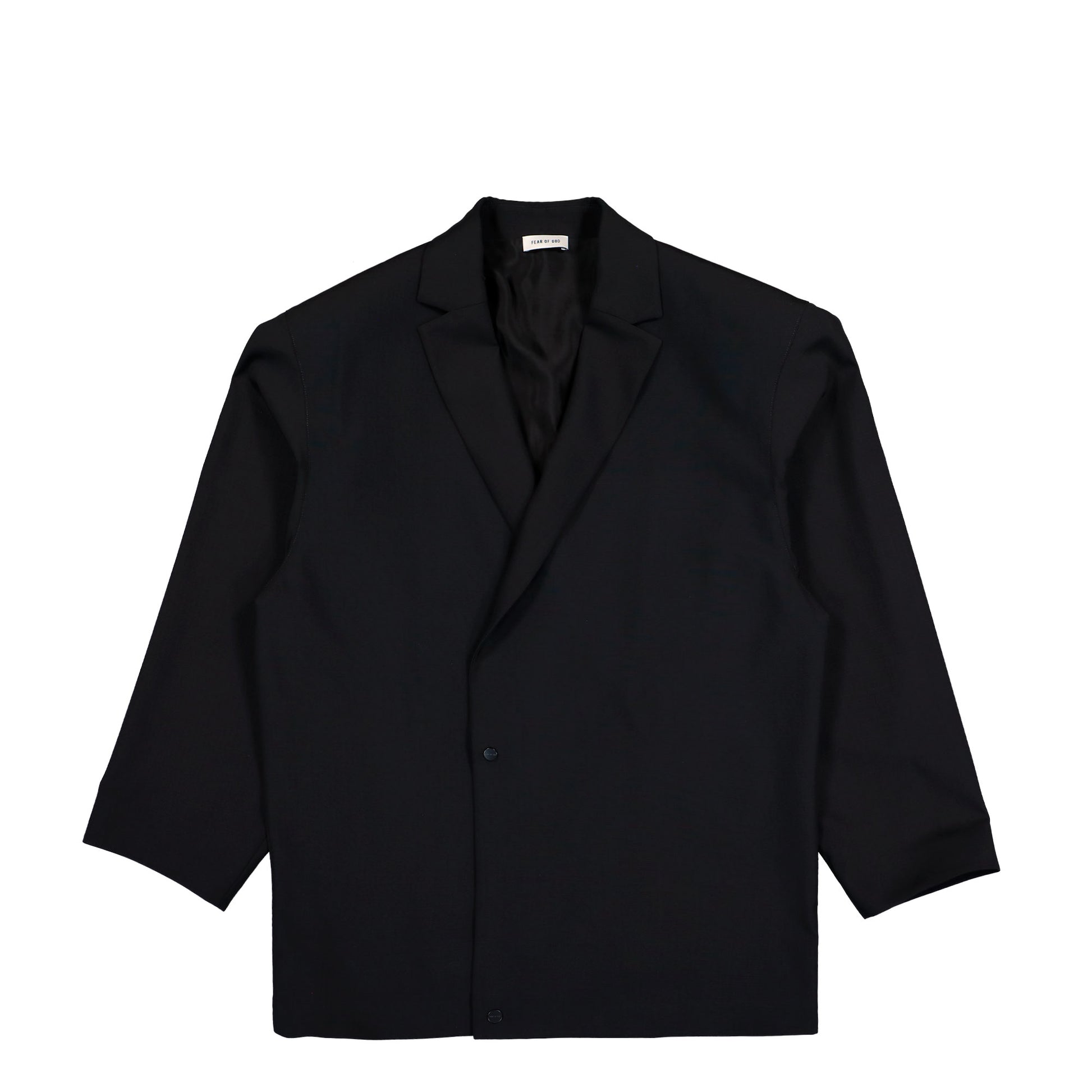 Fear Of God Relaxed Long Jacket Black Blazer FG9M62-624TWR Detail View 1 | GATE
