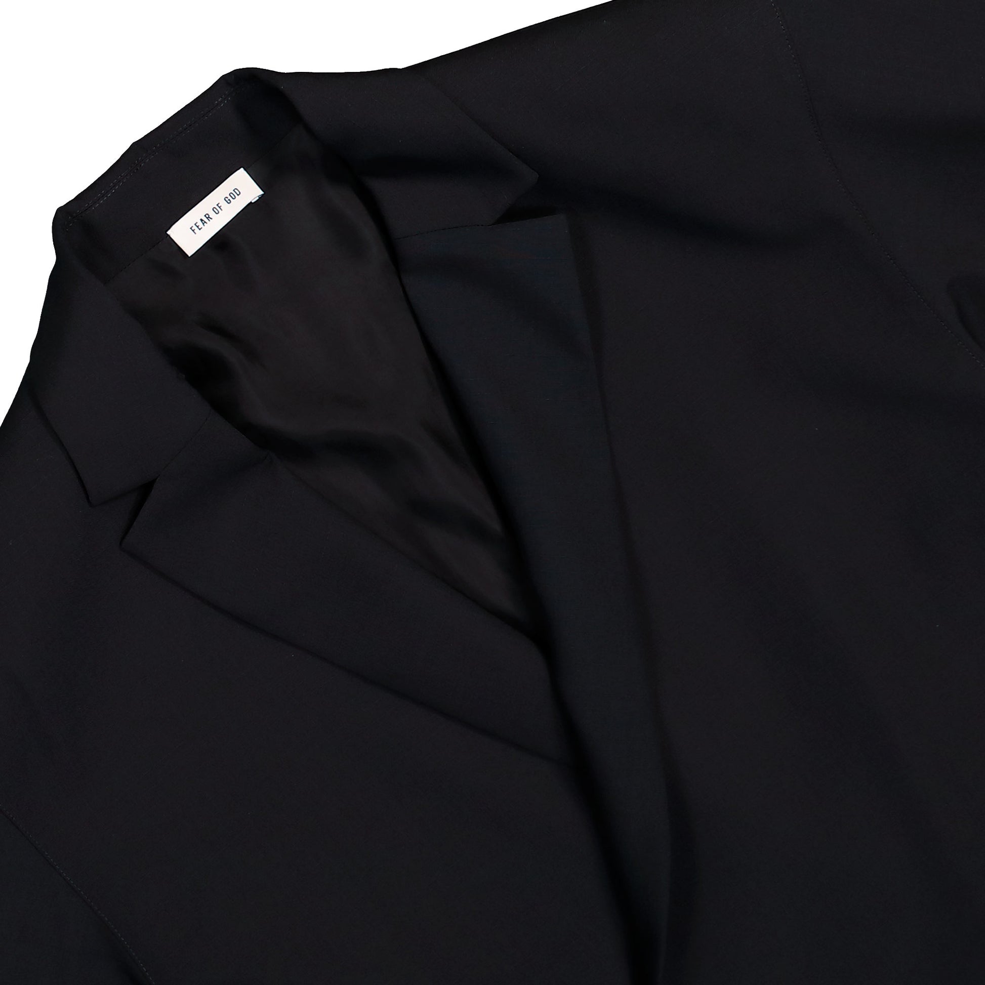 Fear Of God Relaxed Long Jacket Black Blazer FG9M62-624TWR Detail View 3 | GATE

