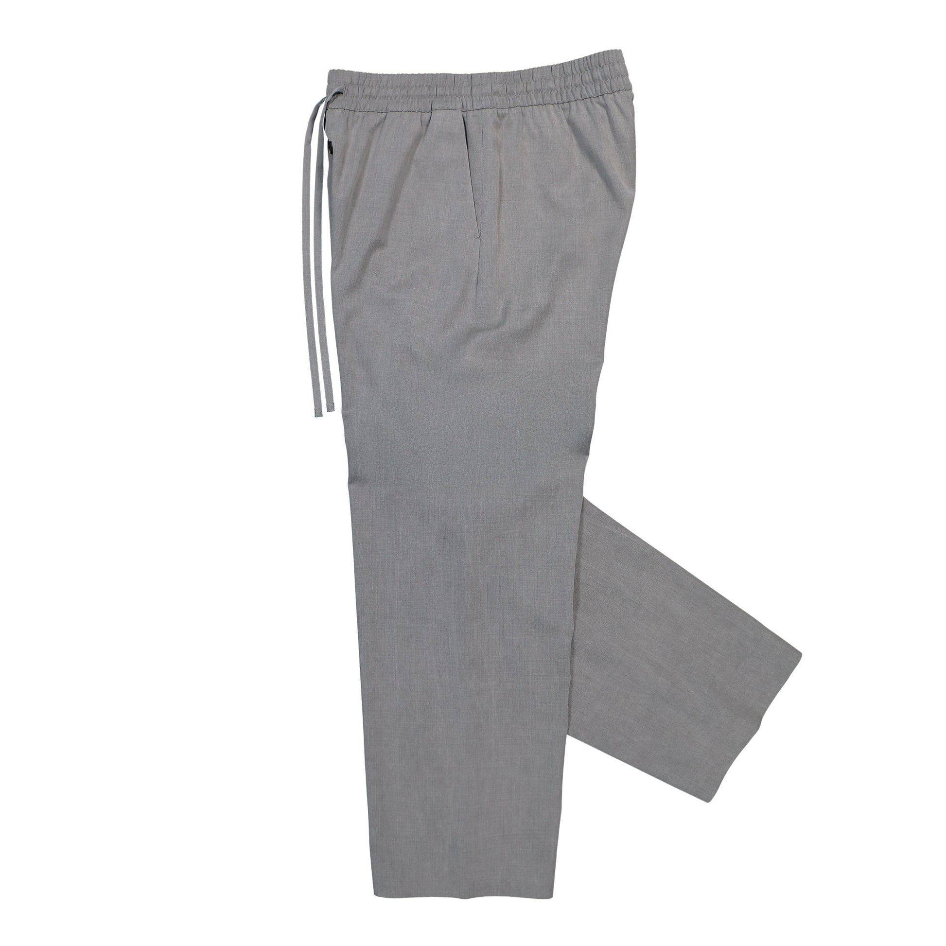 Fear Of God Wid Leg Drawstring Pants Metallic Grey Pants FG9M65-652PDVW Detail View 3 | GATE
