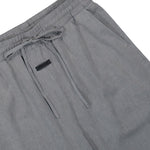 Fear Of God Wid Leg Drawstring Pants Metallic Grey Pants FG9M65-652PDVW Detail View 4 | GATE
