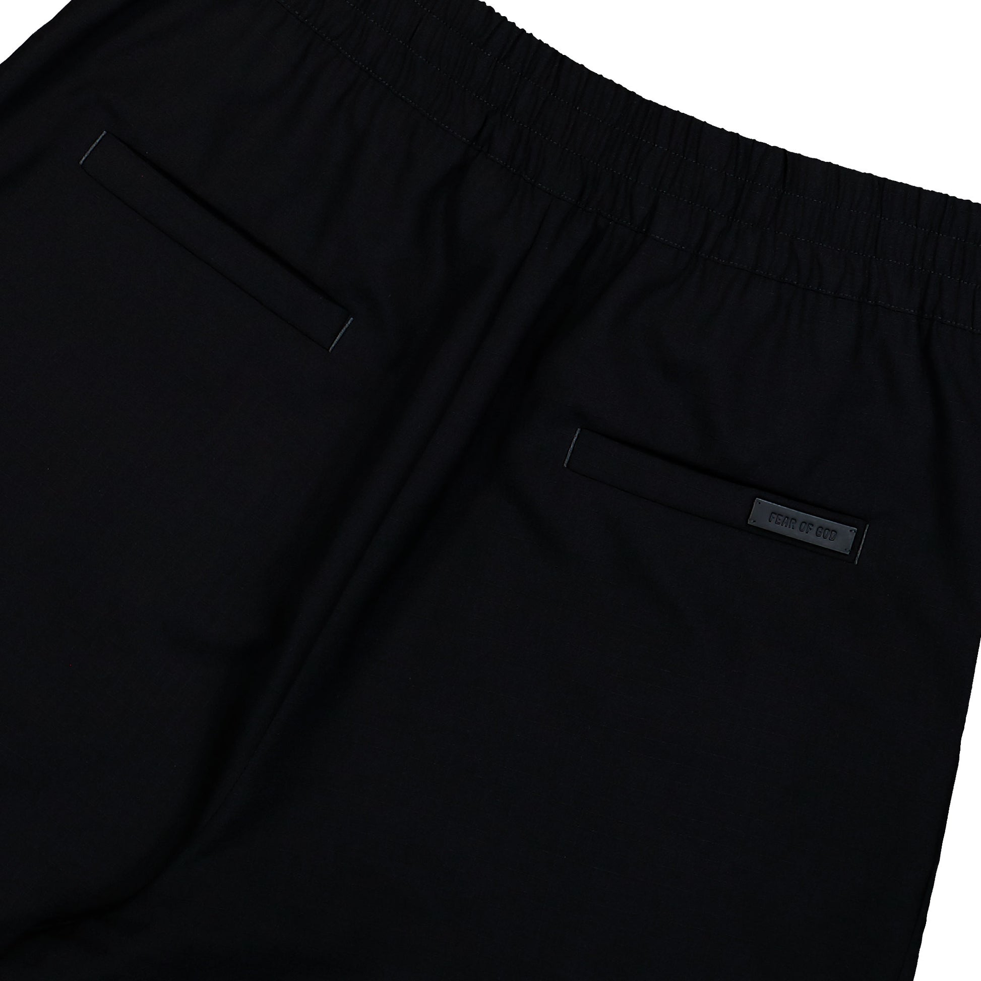 Fear Of God Baggy Shorts Black  short FG9M65-655TWR Detail View 5 | GATE
