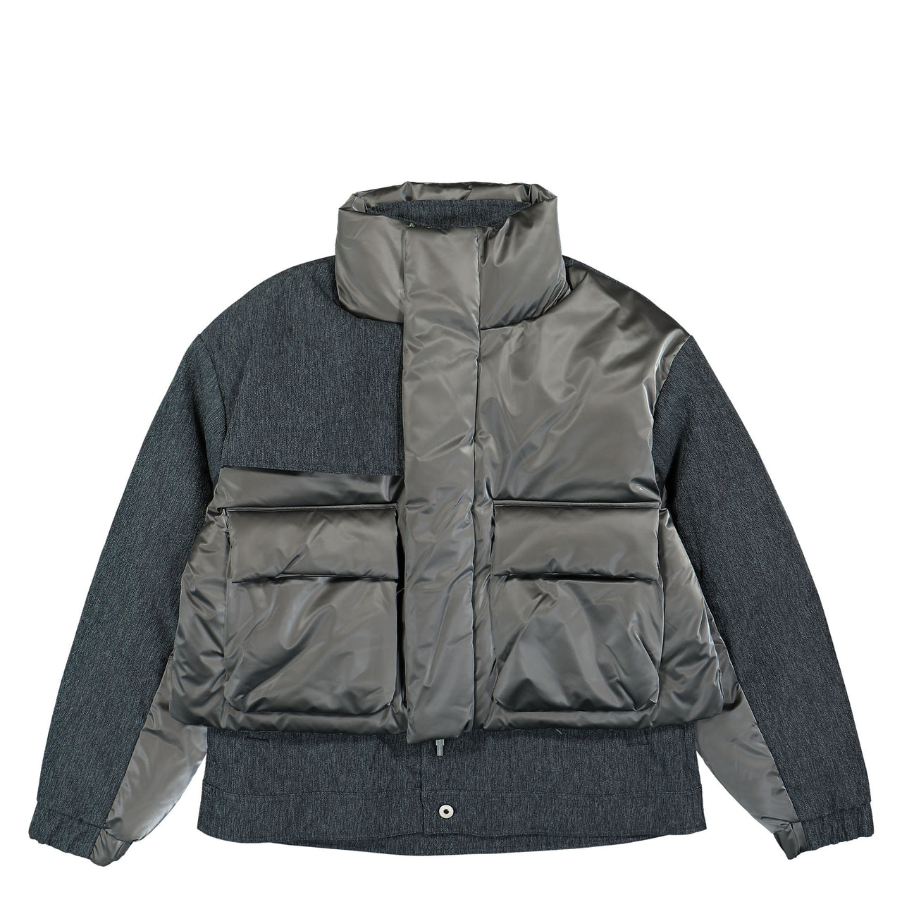 2 In 1 Panelled Down Jacket