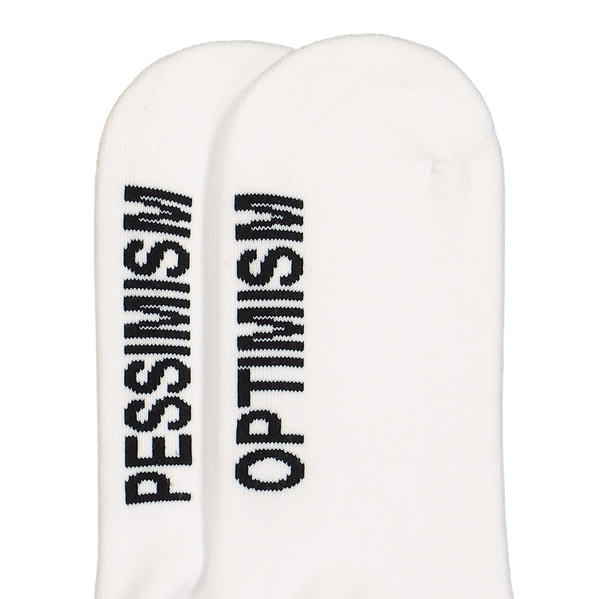 032c Optimism Pessimism Socks White Socks FW21-A-1011 Detail View 3 | GATE
