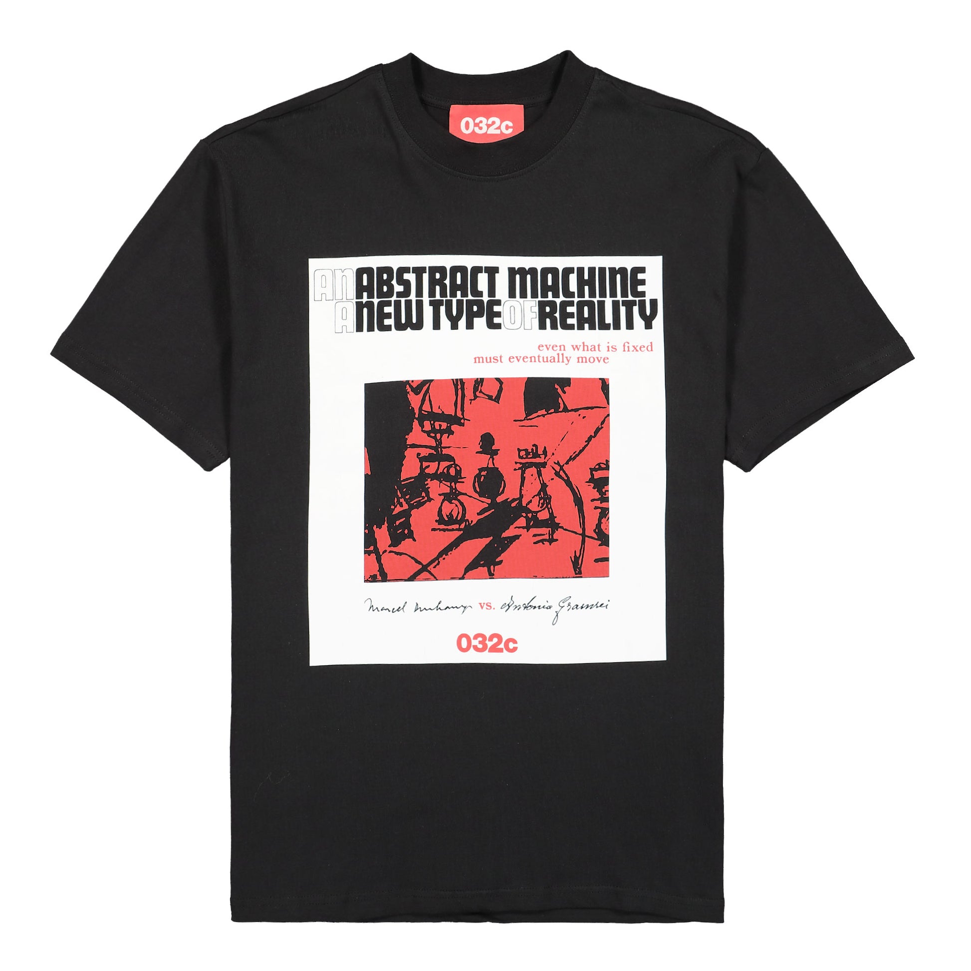 032c Gramsci S/S T-Shirt Black T-Shirts FW21-C-1014 Detail View 1 | GATE
