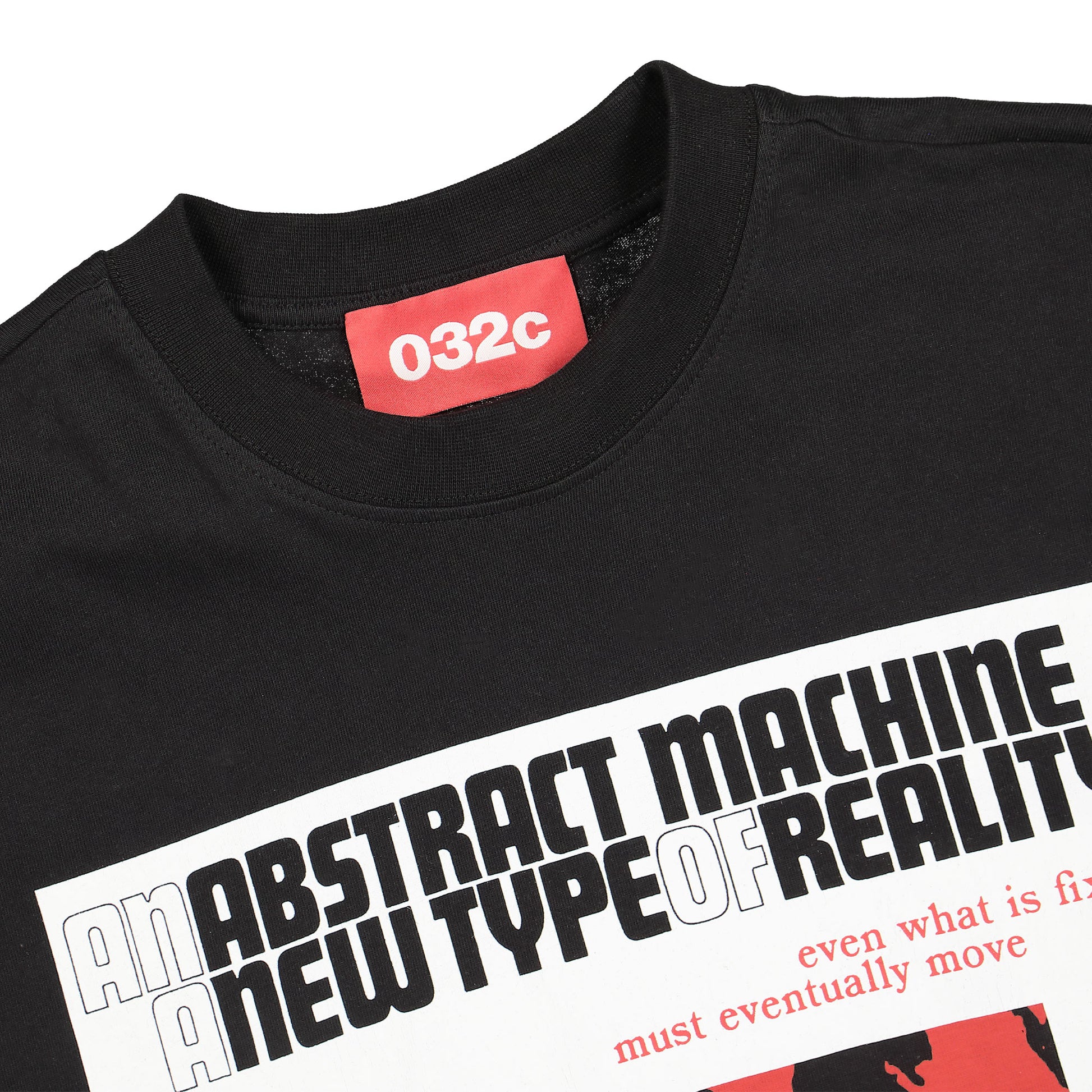 032c Gramsci S/S T-Shirt Black T-Shirts FW21-C-1014 Detail View 3 | GATE
