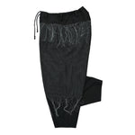 O-ST Embroidery Draped Pants