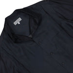 Yohji Yamamoto Homme Big Half Sleeve Shirt Black Shirts HK-B10-200-1 Detail View 3 | GATE
