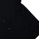 Yohji Yamamoto Homme Gabardine Long Cape Jacket Black Jackets HK-J55-100-2 Detail View 4 | GATE