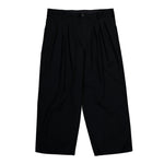 Yohji Yamamoto Homme 12 Tucks Pants Black Pants HK-P06-100-2 Detail View 1 | GATE