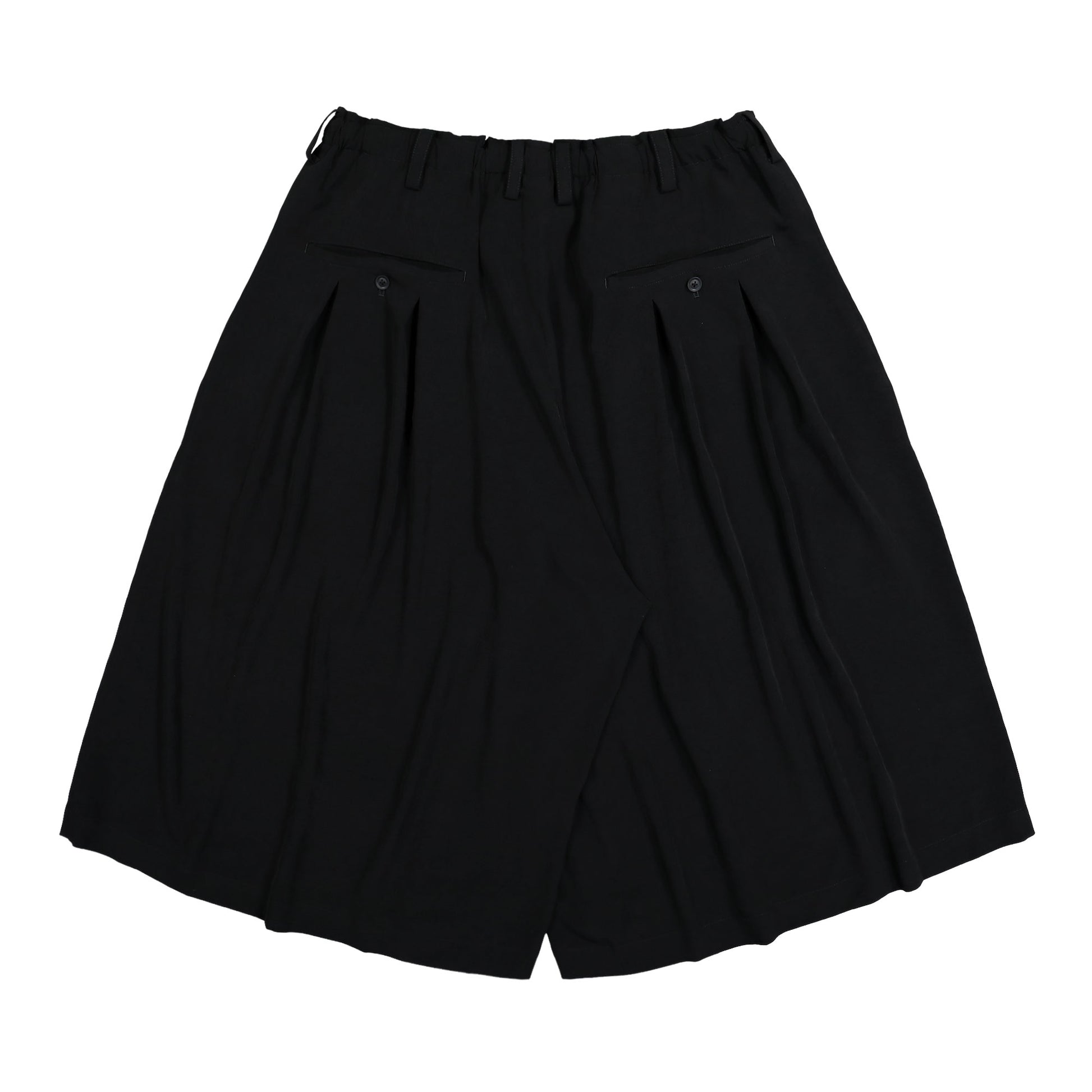 Yohji Yamamoto Homme 8 Tucks Pants Black Pants HK-P13-500-1  Detail View 2 | GATE
