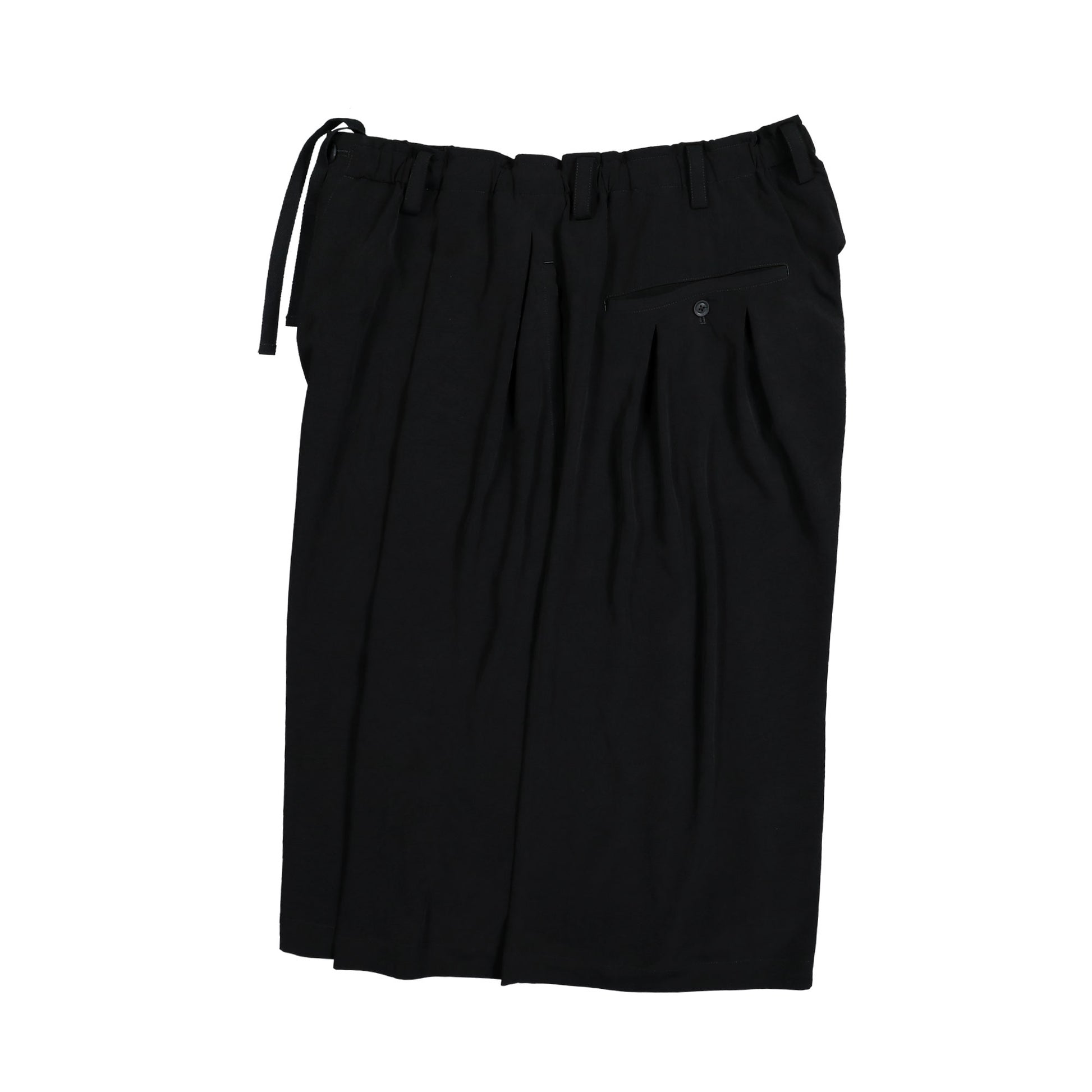 Yohji Yamamoto Homme 8 Tucks Pants Black Pants HK-P13-500-1  Detail View 3 | GATE
