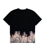 Yohji Yamamoto Homme Round Neck Short Sleeve Tee Black T-Shirts HK-T12-082-1 Detail View 2 | GATE