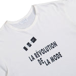 Yohji Yamamoto Homme Short SLV T PT C White T-Shirts HK-T73-984-1 Detail View 3 | GATE
