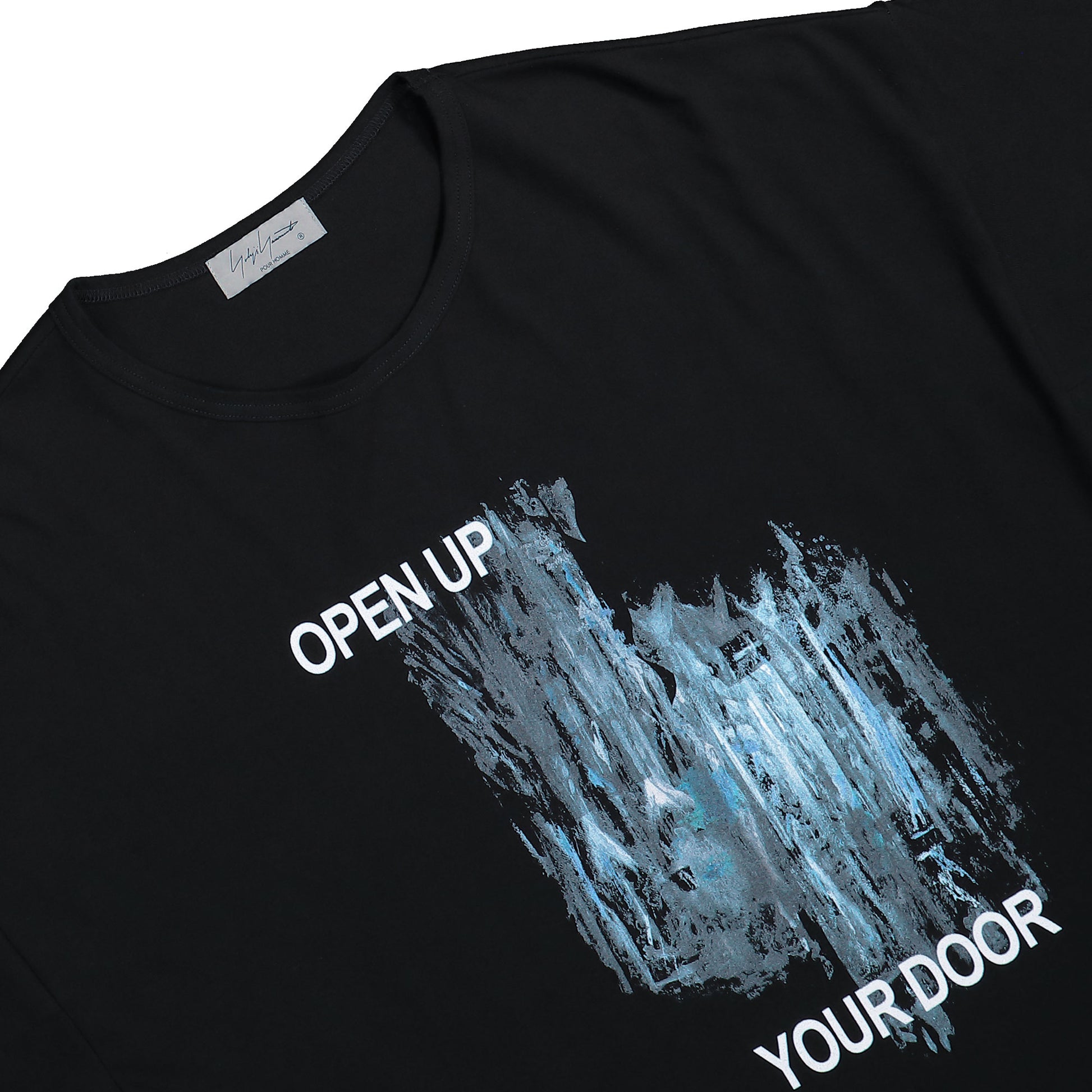 Yohji Yamamoto Homme Gusset Long SLV PT Black Longsleeves HK-T91-987-1 Detail View 3 | GATE
