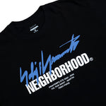 Neighborhood x Yohji Yamamoto Homme Tee SS-2 Black T-Shirts HK-T97-997-2 Detail View 3 | GATE