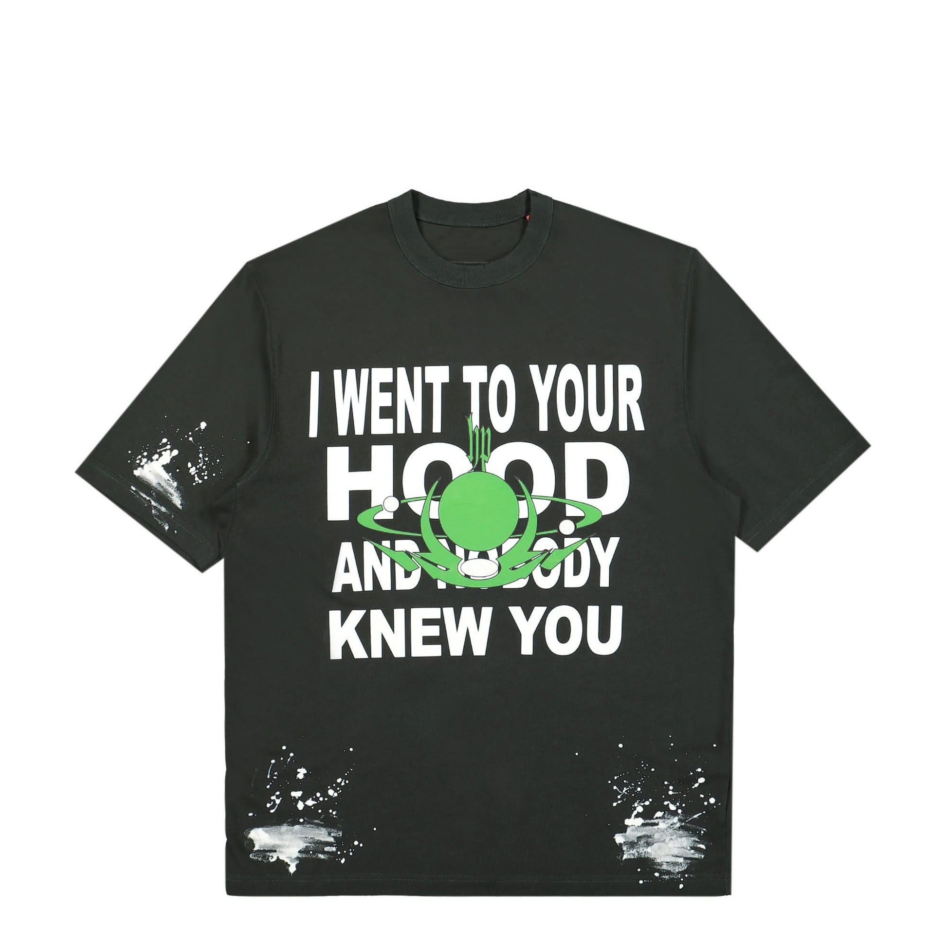 Heron Preston Nobody Globe SS Tee Black Detail view 1 | Gate