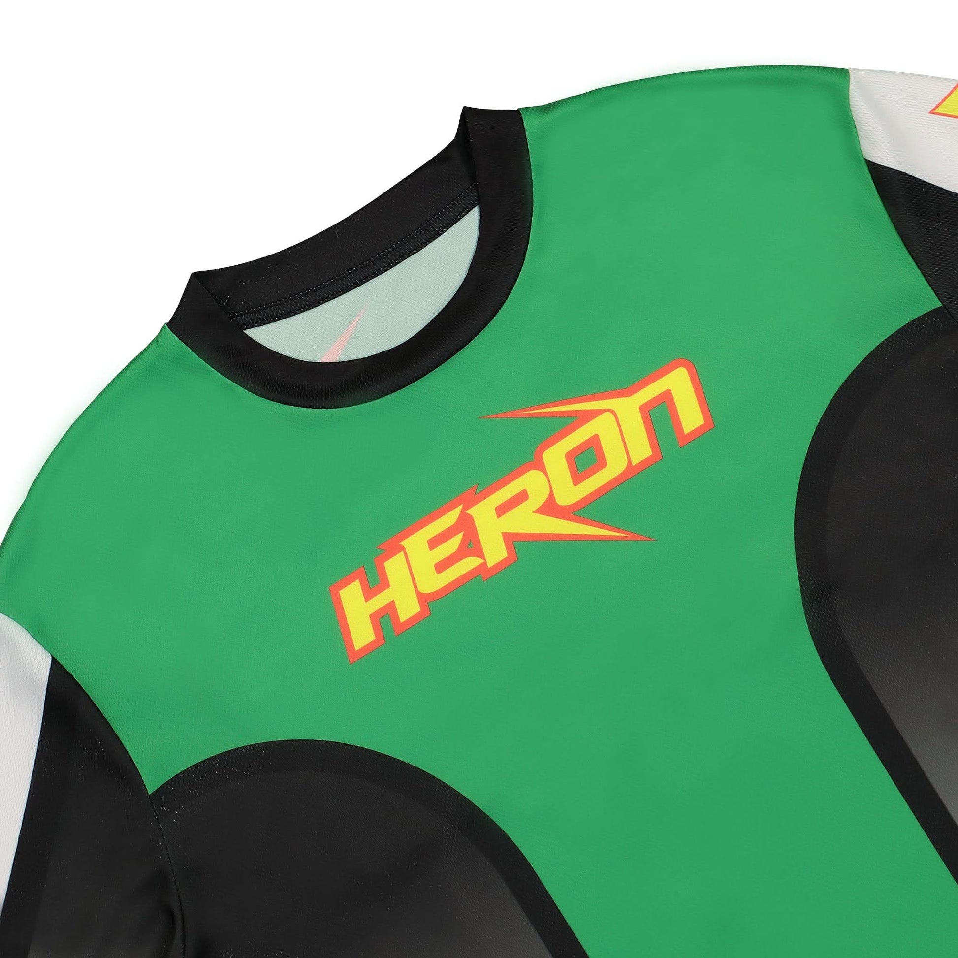 Heron Preston Dry Fit LS Tee Green,Black Detail view 3 | Gate
