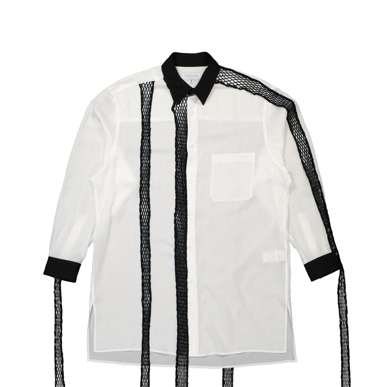 R-Black Mesh Shirt