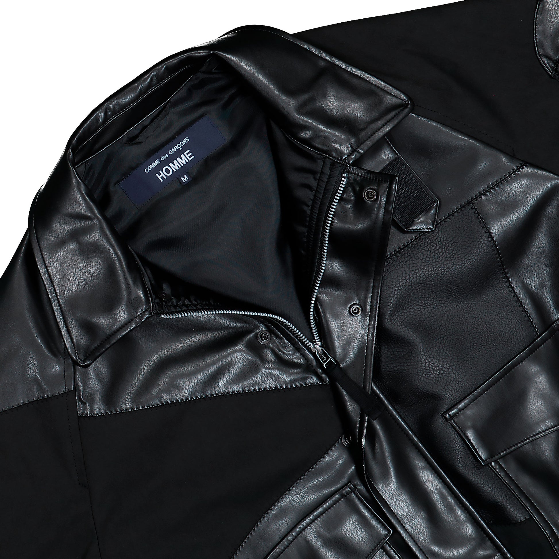 Comme Des Garçons Homme Jacket Black Jacket HP-J011-051 / Black Mix Detailfoto | Overkill
