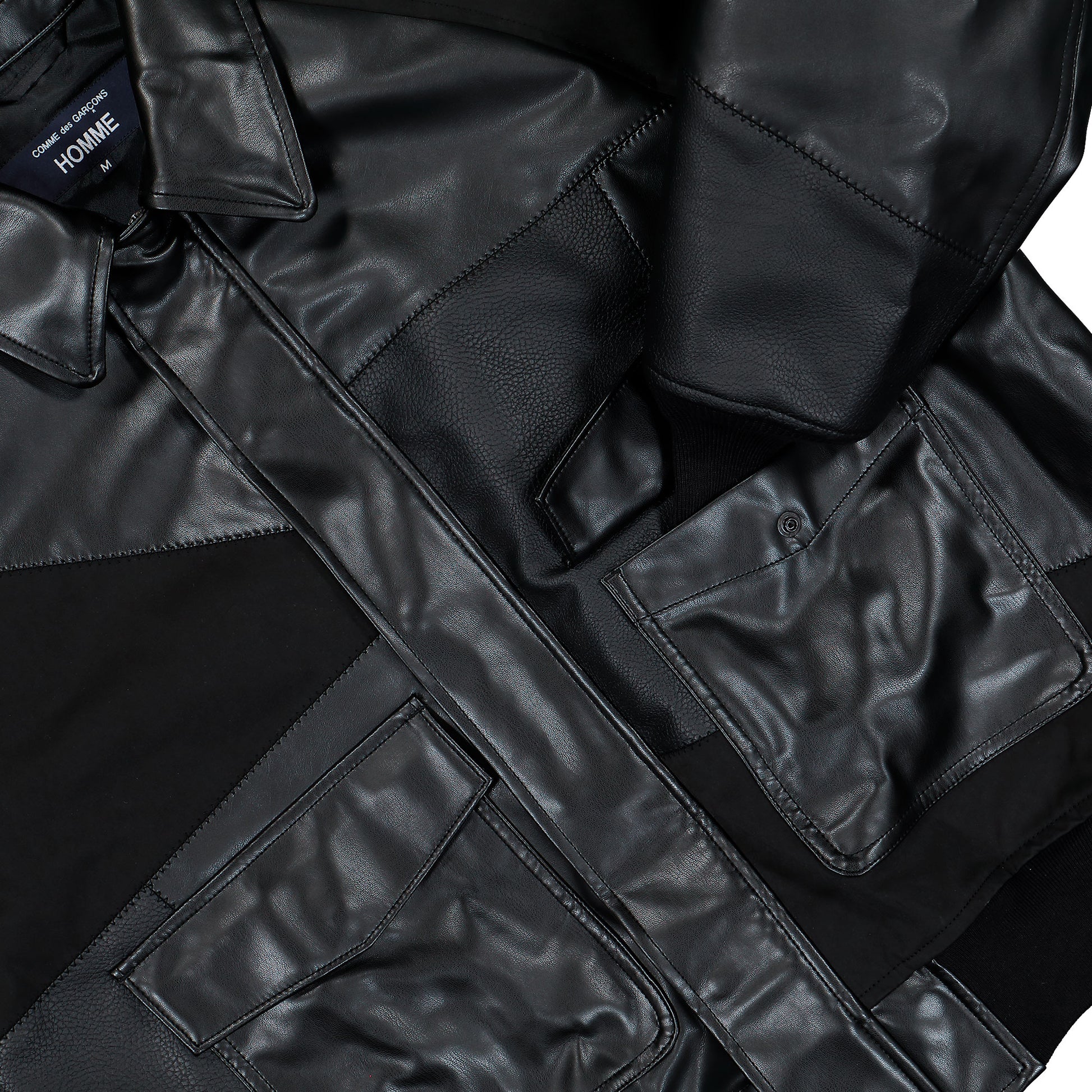 Comme Des Garçons Homme Jacket Black Jacket HP-J011-051 / Black Mix Detail View 1 | Overkill

