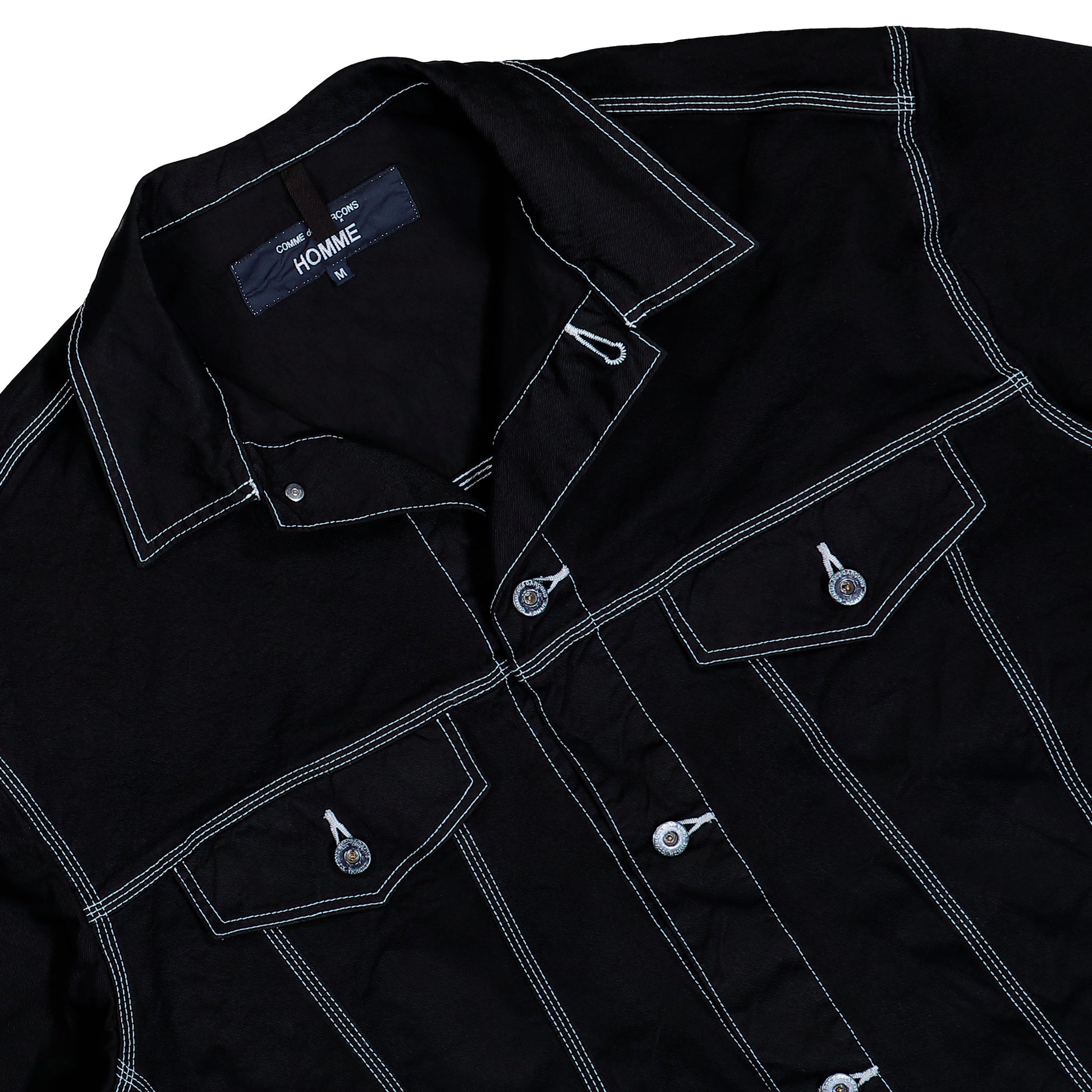 Comme Des Garçons Homme Jacket Black Jacket HP-J014-051 / Black Detailfoto | Overkill
