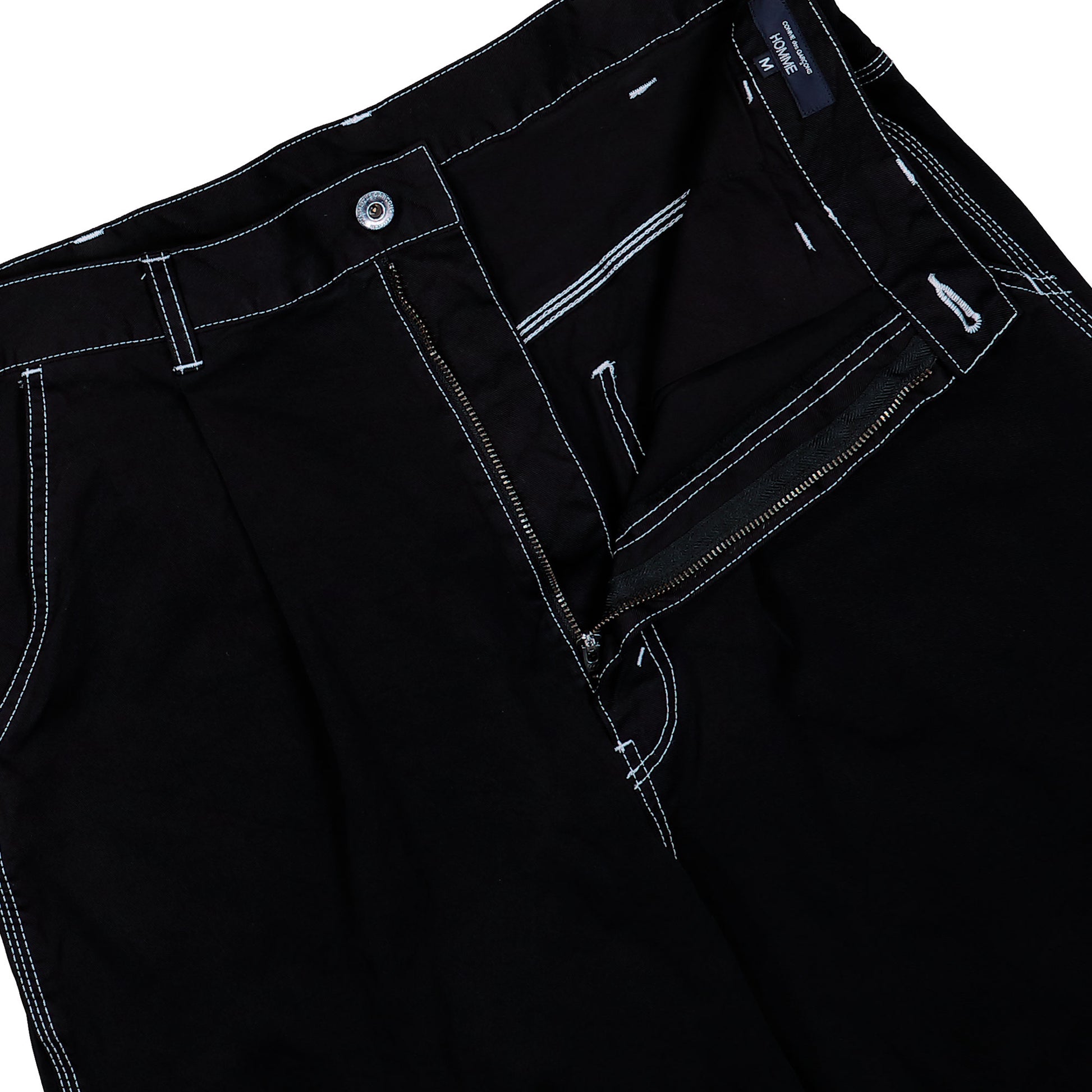 Comme Des Garçons Homme Pants Black Pants HP-P017-051 / Black Detail View 1 | Overkill

