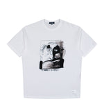 Comme Des Garçons Homme T-Shirt White x Black A Pattern T-Shirt HP-T009-051-2 / White x Black A Pattern | Overkill
