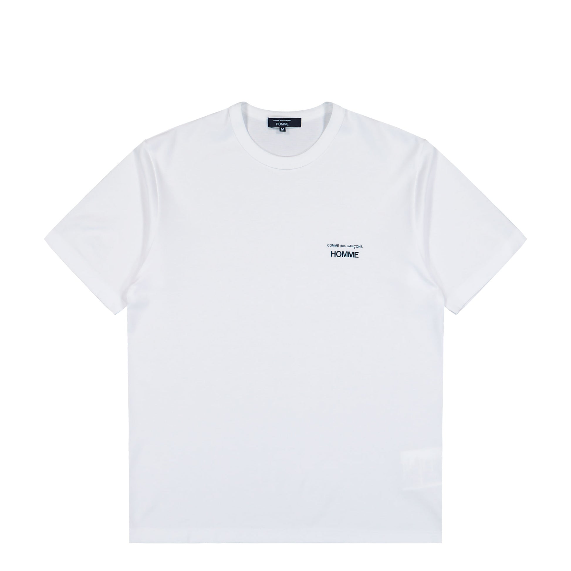 Comme des Garçons HOMME T-Shirt White T-Shirt HQ-T101-051 Detail View 1 | GATE
