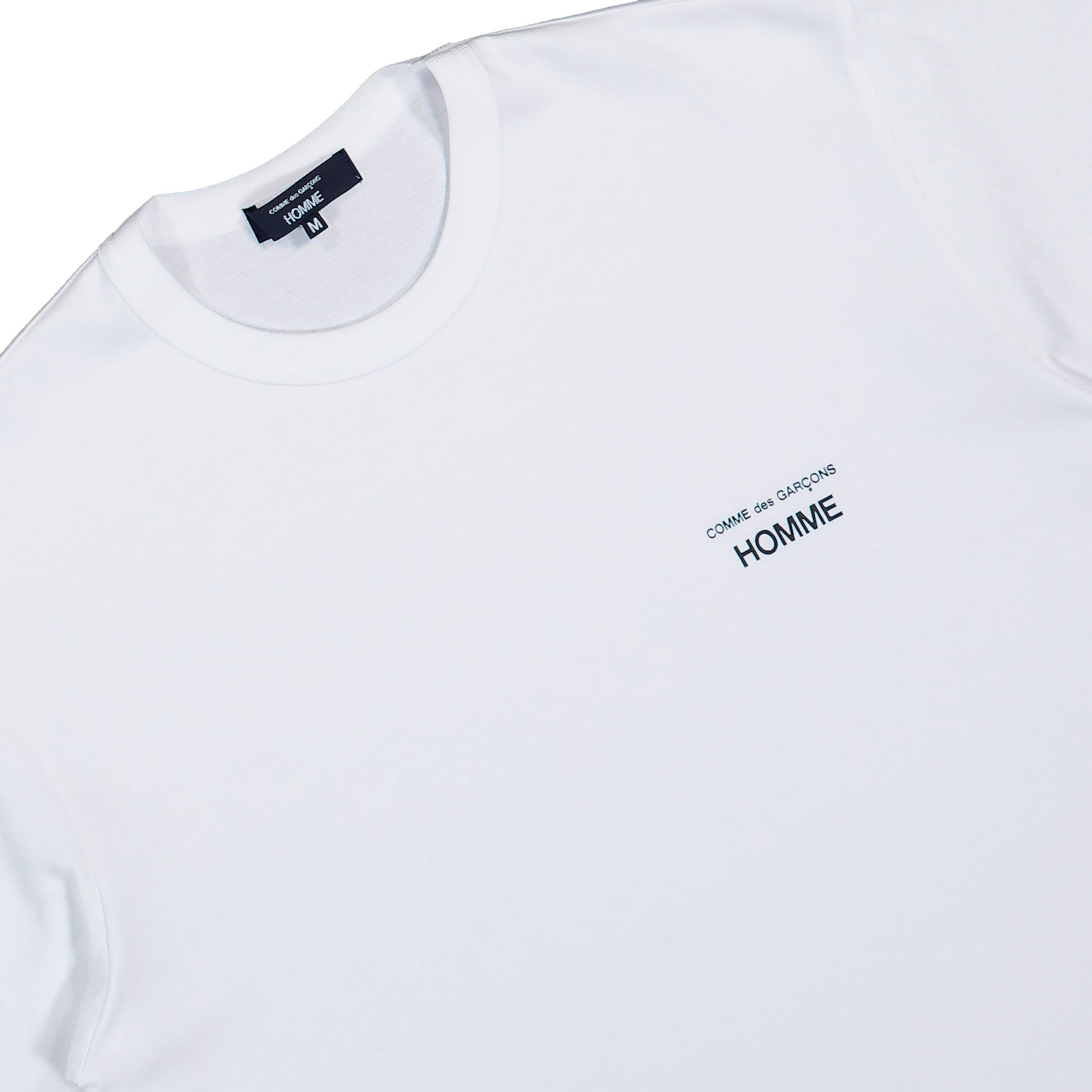 Comme des Garçons HOMME T-Shirt White T-Shirt HQ-T101-051 Detail View 3 | GATE
