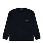 Comme des Garçons HOMME Longsleeve T-Shirt Black Longsleeve HQ-T102-051 Detail View 1 | GATE
