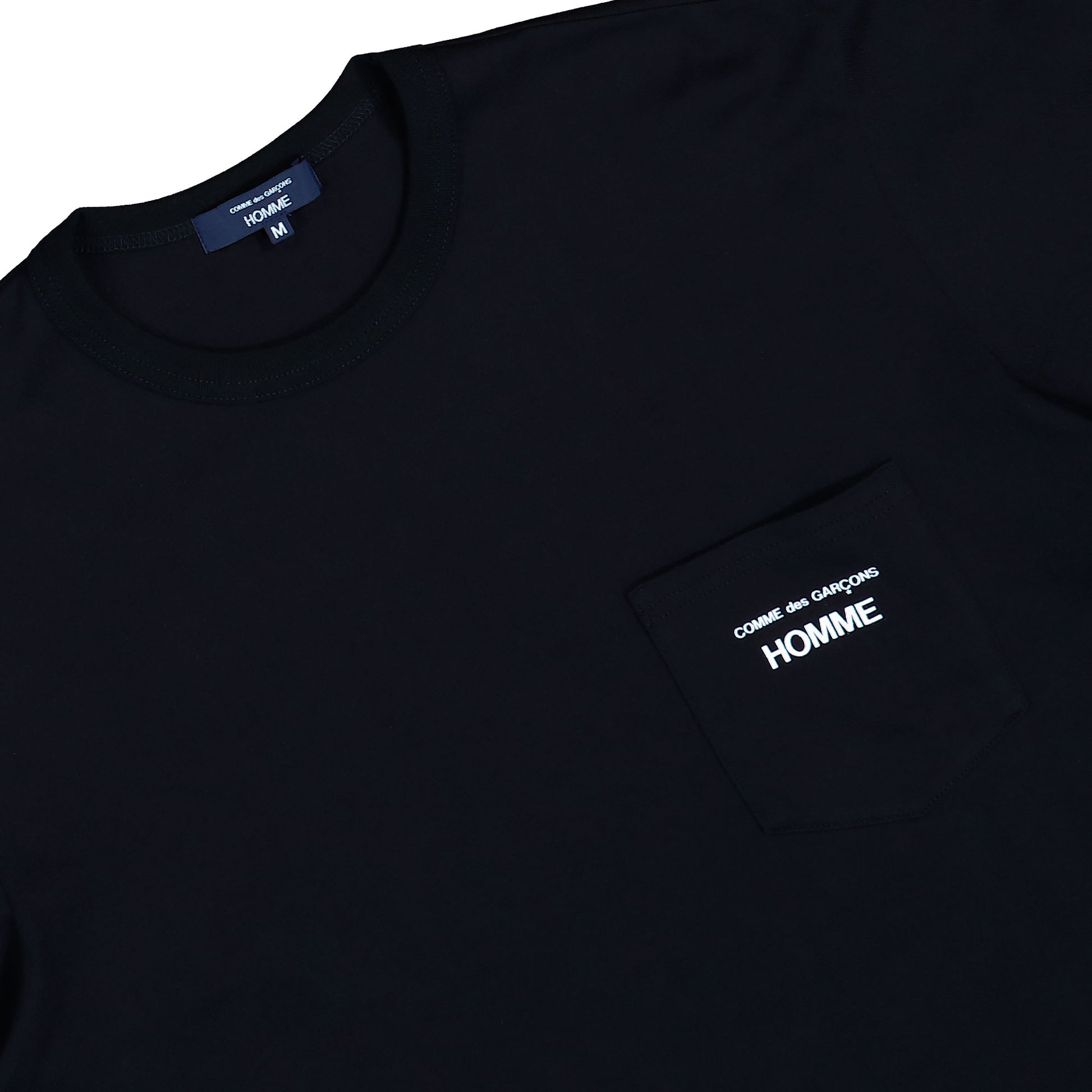 Comme des Garçons HOMME Longsleeve T-Shirt Black Longsleeve HQ-T102-051 Detail View 3 | GATE
