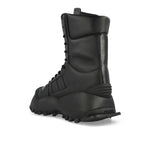 Willy Chavarria x adidas Forum Boot Mid Core Black / Core Black / Carbon Boots HQ4879 Detail View 3 | GATE
