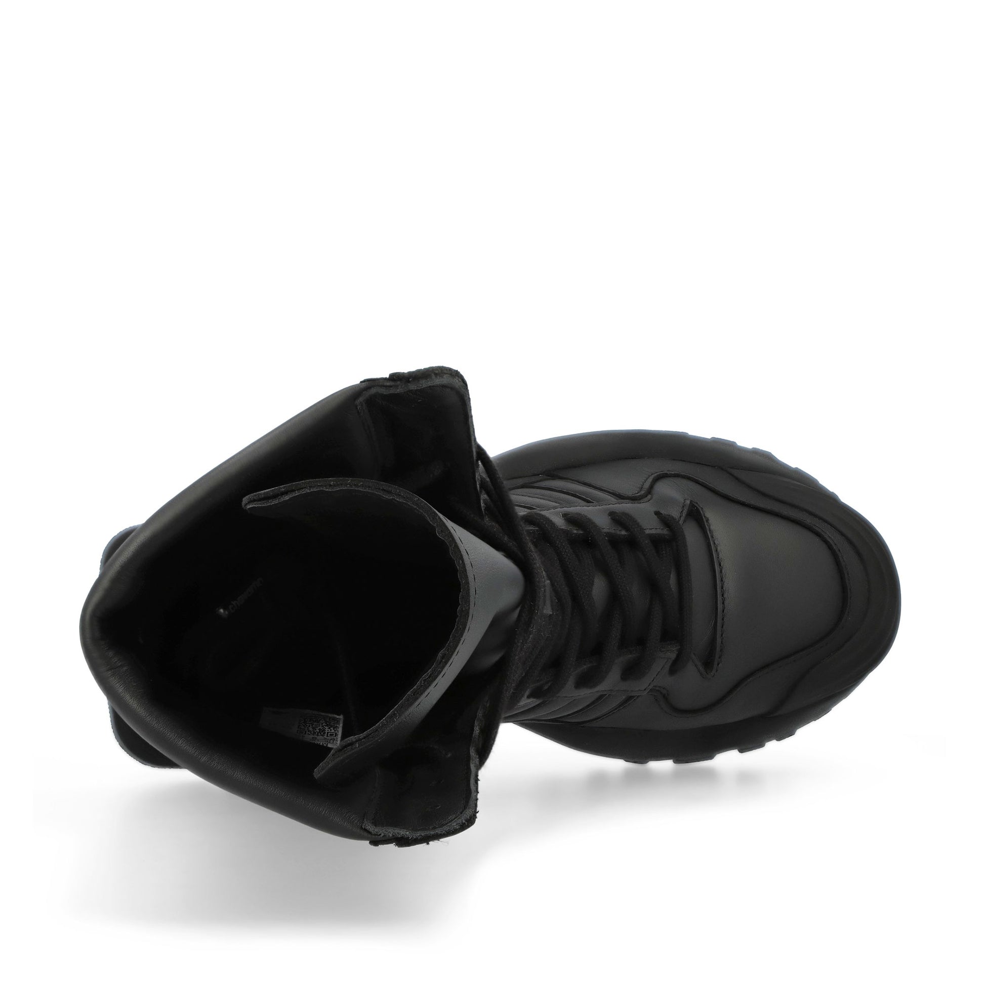 Willy Chavarria x adidas Forum Boot Mid Core Black / Core Black / Carbon Boots HQ4879 Detail View 5 | GATE
