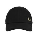 Fred Perry Pique Classic Cap Black Detail view 4 | Gate
