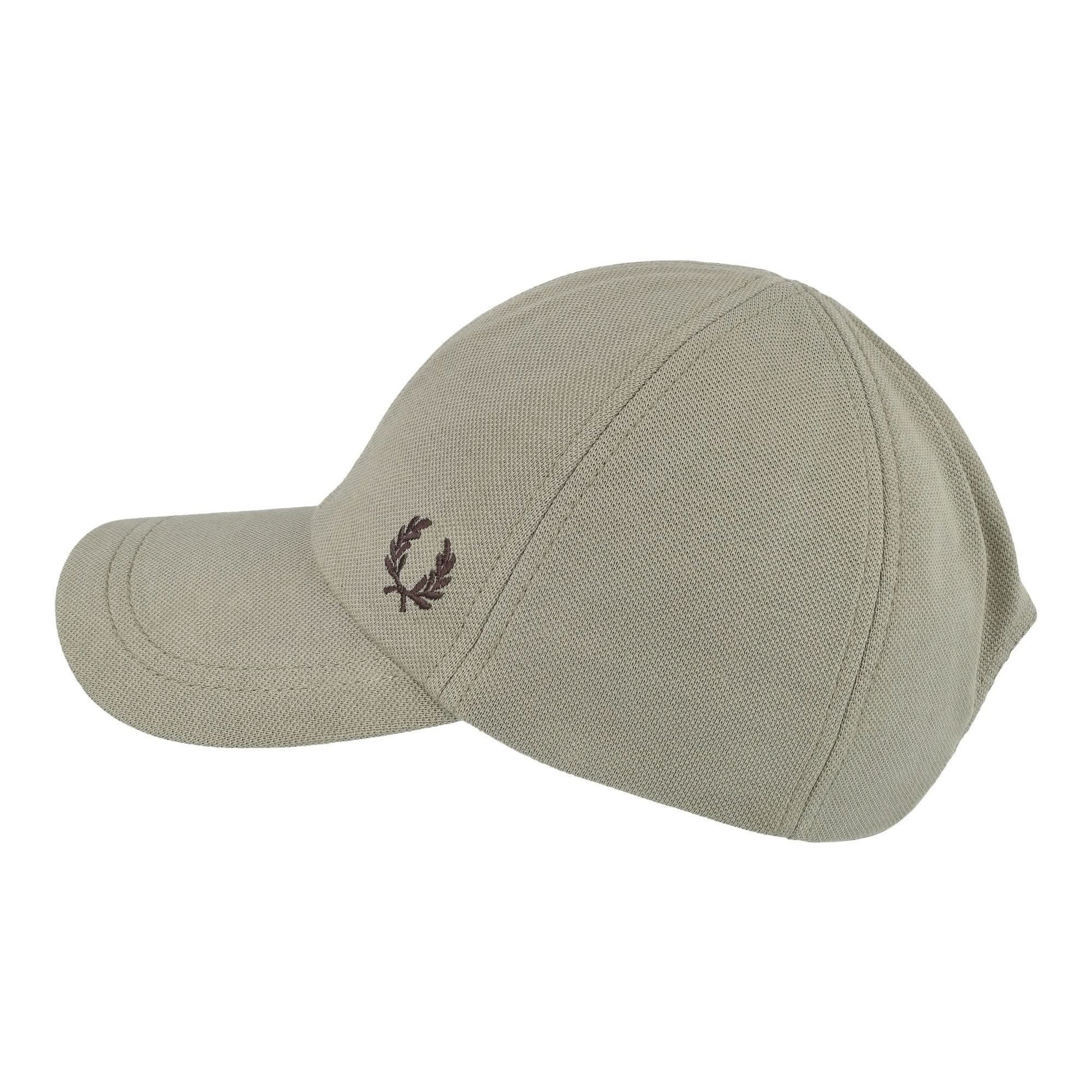 Fred Perry Pique Classic Cap Grey Detail view 2 | Gate