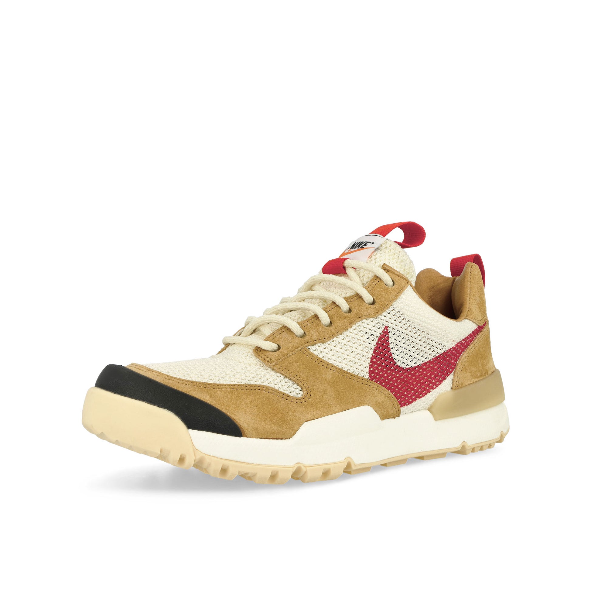 Tom Sachs x NikeCraft Mars Yard 3.0 Natural / Sport Red - Maple - Sail Sneaker IF2885 100 Detailfoto | Overkill