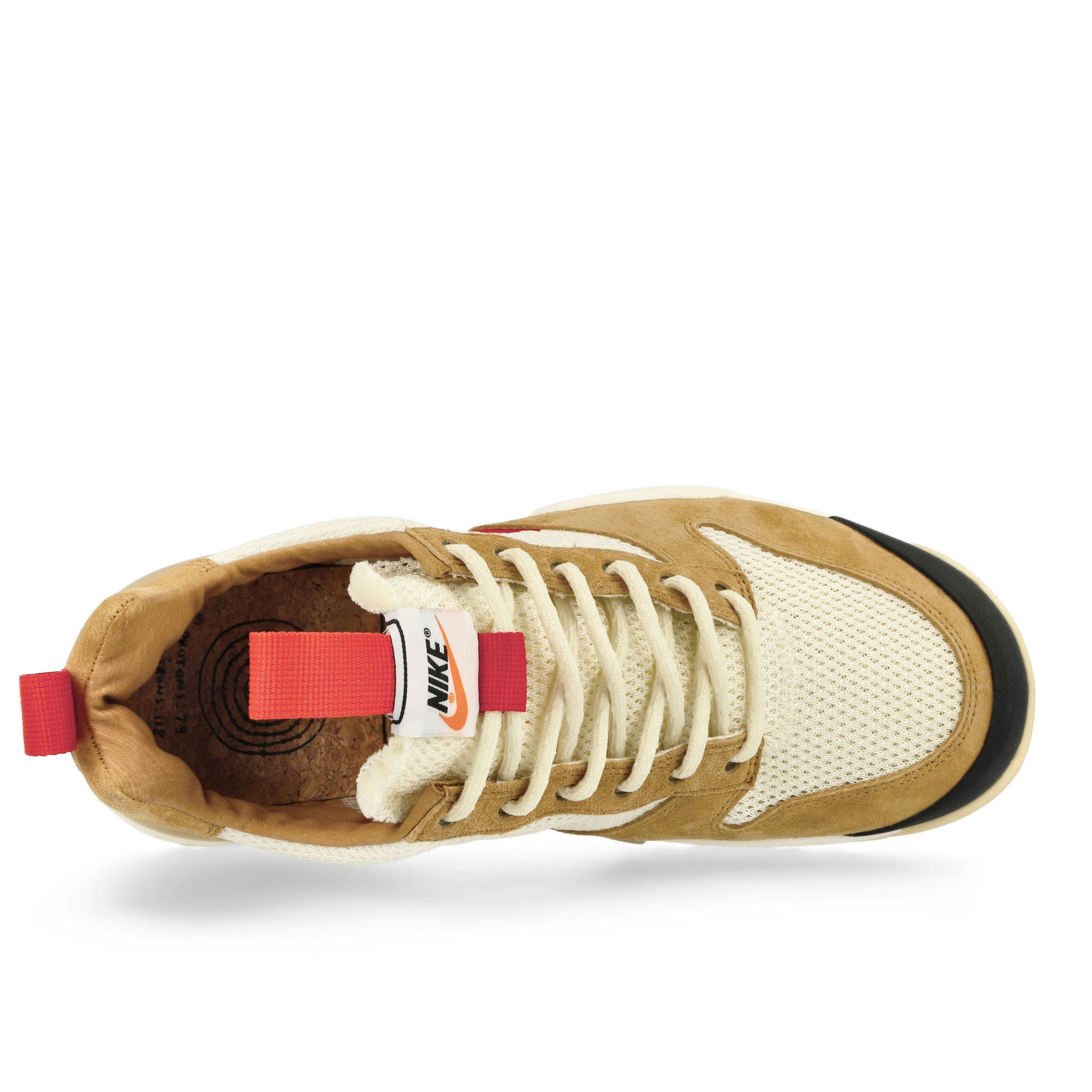 Tom Sachs x NikeCraft Mars Yard 3.0 Natural / Sport Red - Maple - Sail Sneaker IF2885 100 Detail View 1 | Overkill