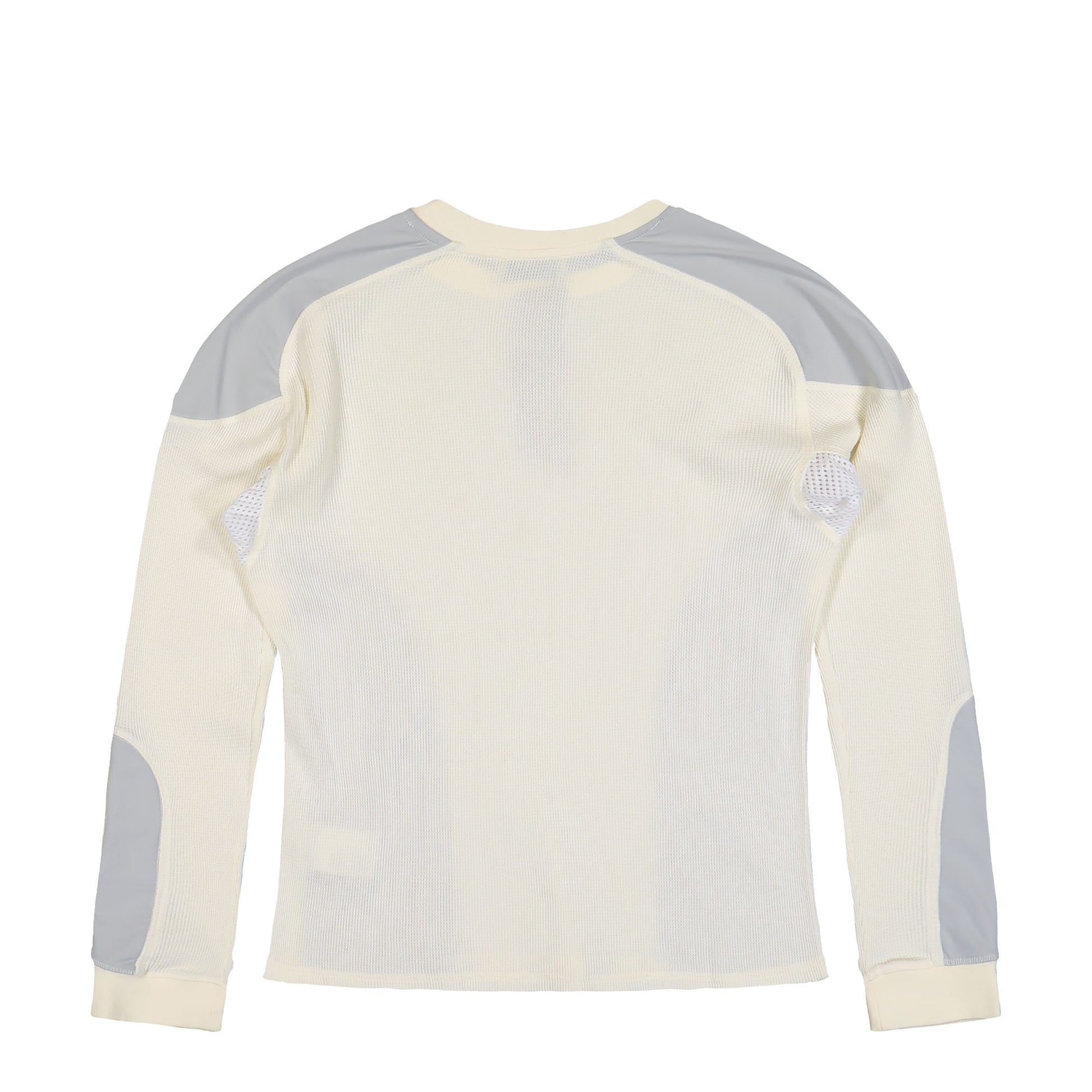 Gmbh Colour Blocked Henley Shirt Off White Longsleeves Imar Detail View 2 | GATE
