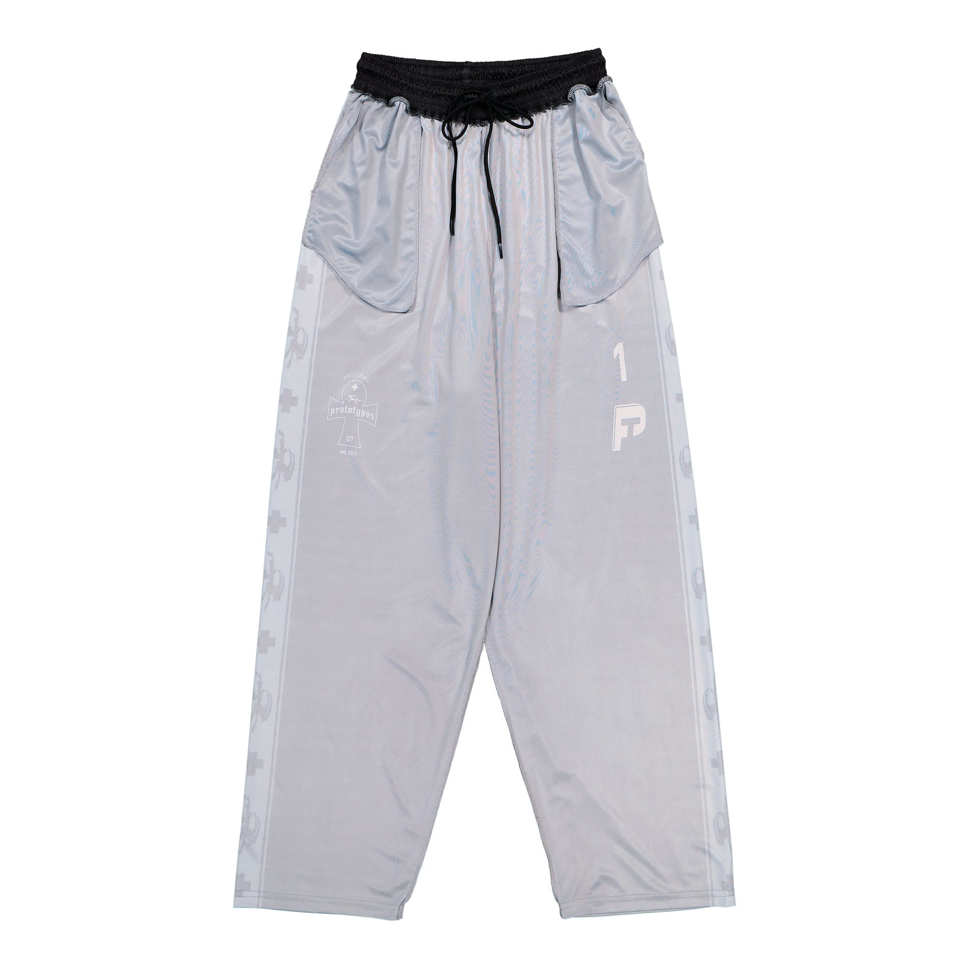 Prototypes Inside Out Football Pants Black sweat & Track Pants PT07PA04USB Detail View 1 | GATE
