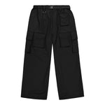 Y-3 Refined Wool Cargo Pants Black Pants IW7453 Detail View 1 | GATE
