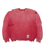 Maison Mihara Yasuhiro Sun Faded Knit Pullover Pink Detail view 1 | Gate