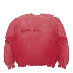 Maison Mihara Yasuhiro Sun Faded Knit Pullover Pink Detail view 2 | Gate