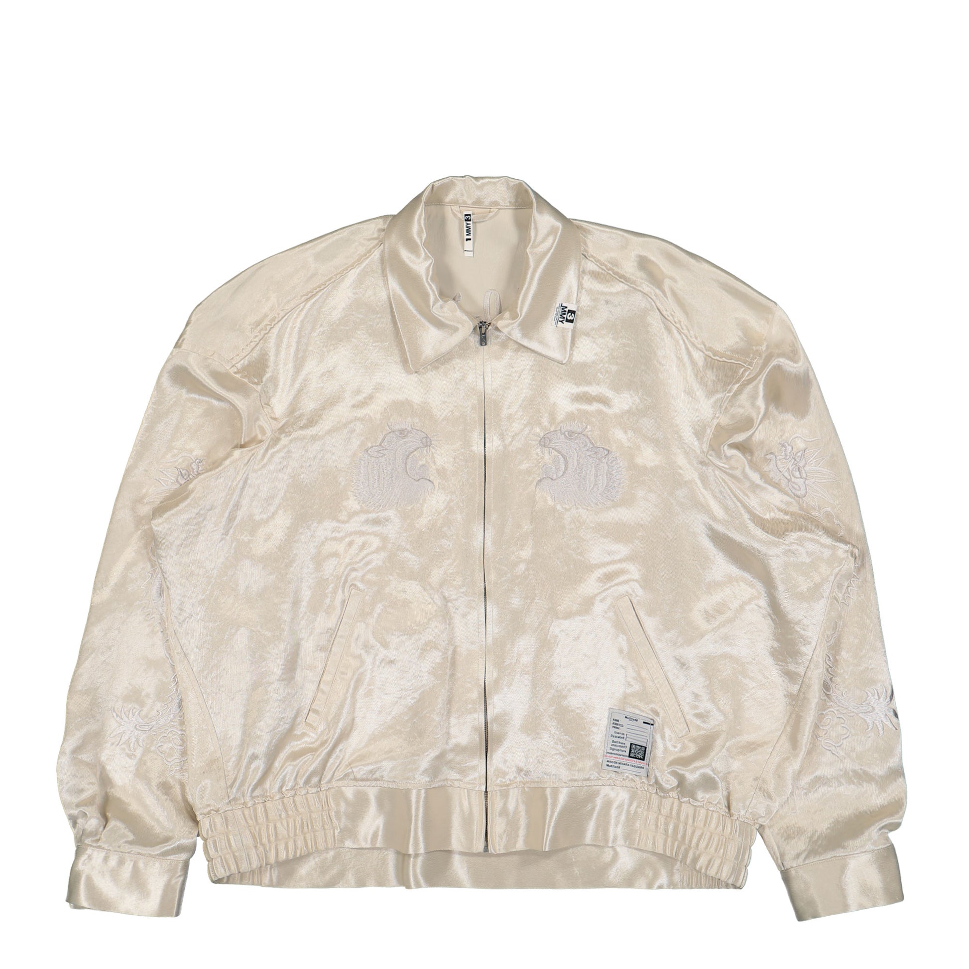 Maison Mihara Yasuhiro Collared Souvenir Jacket Beige Detail view 1 | Gate